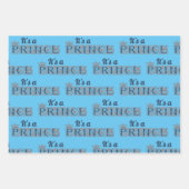 Het is Prince Baby Boy Baby shower Inpakpapier Vel (Voorkant 3)