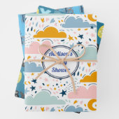 Het is Prince Baby Boy Baby shower Inpakpapier Vel (In situ)