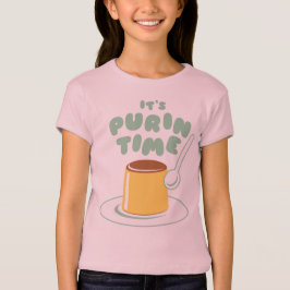 Het is Purin Time! (Blauw) プリン T-shirt
