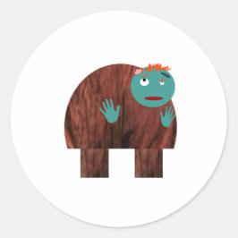 Het is Quasizombie Ronde Sticker