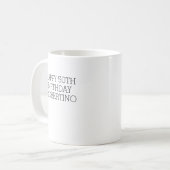 Het is raar Dezelfde Oude Mensen 50ste verjaardag Koffiemok (Voorkant links)