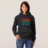 Het is raar om even oud te zijn als oude mensen  V Hoodie (Voorkant volledig)