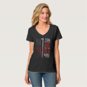 Het is raar om even oud te zijn als oude mensen V T-shirt (Voorkant volledig)