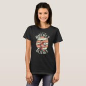 Het is Racket Science badmintonspeler Coach Sport T-shirt (Voorkant volledig)