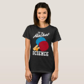 Het is Racket Science Ping Pong Table Tennis T-shirt (Voorkant volledig)