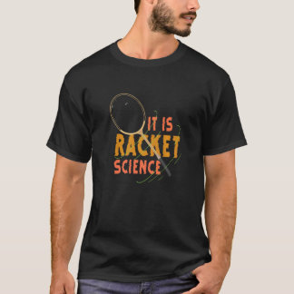 Het Is Racketsport Badminton Speler Sport Shutt T-shirt