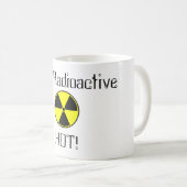 Het is radioactief heet! koffiemok (Voorkant rechts)