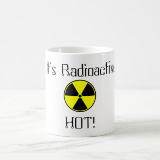 Het is radioactief heet! koffiemok