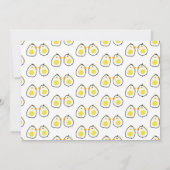 Het is Raining Babies Pink Umbrella Mam Zwangersch Aankondiging (Achterkant)