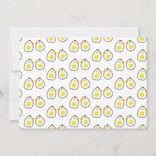 Het is Raining Babies Pink Umbrella Mam Zwangersch Aankondiging (Achterkant)