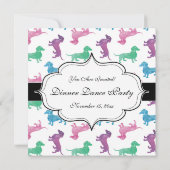 Het is Raining Dachshunds Kaart (Achterkant)