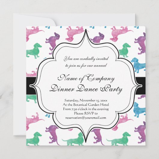 Het is Raining Dachshunds Kaart (Voorkant)