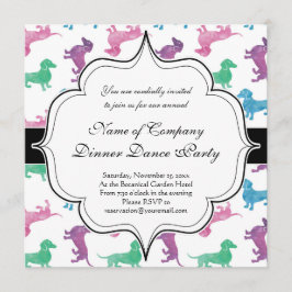 Het is Raining Dachshunds Kaart