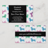 Het is Raining Dachshunds Visitekaartje (Voorkant / Achterkant)