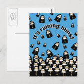 Het is Raining Nuns Briefkaart (Voorkant / Achterkant)