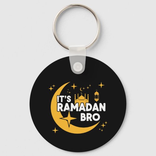 Het is Ramadan Bro Gelukkig Vasten Islamitische Ha Sleutelhanger (Voorkant)
