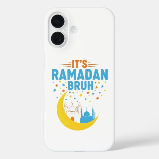 Het is Ramadan Bruh Moslim Ramadan Mubarak Eid Man Case-Mate iPhone Case (Achterkant)