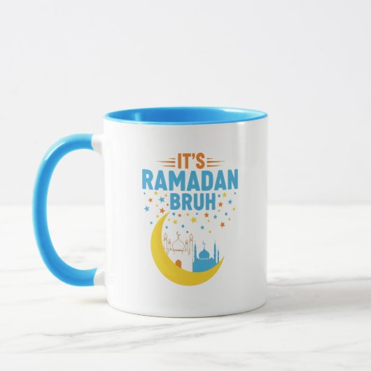 Het is Ramadan Bruh Moslim Ramadan Mubarak Eid Man Mok (Links)