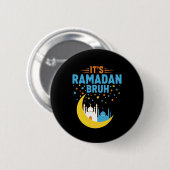 Het is Ramadan Bruh Moslim Ramadan Mubarak Eid Man Ronde Button 5,7 Cm (Voorkant /achterkant)