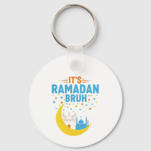 Het is Ramadan Bruh Moslim Ramadan Mubarak Eid Man Sleutelhanger