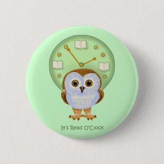 Het is Read O'Clock Ronde Button 5,7 Cm