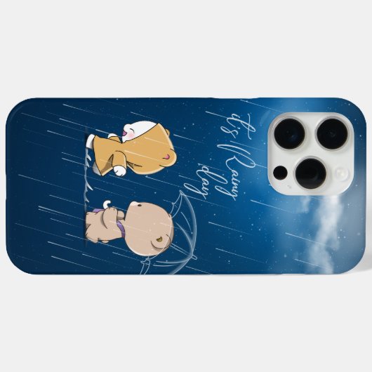 Het is regenachtige dag | Case-Mate iPhone case (Achterkant (horizontaal))