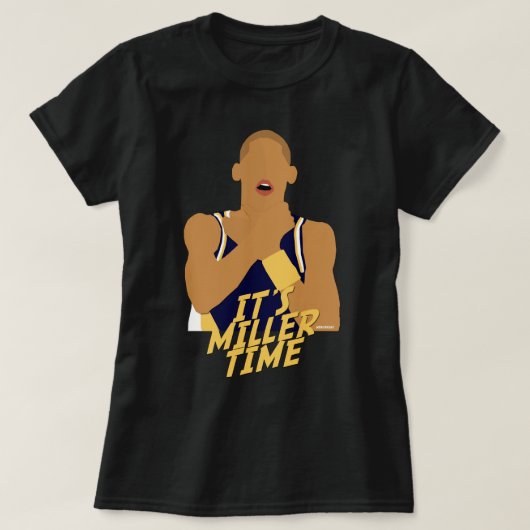 Het is Reggie Miller Time T-shirt (Design voorkant)