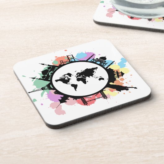 Het is reistijd onderzetter (Linkerzijde)