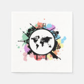 Het is reistijd servetten (Voorkant)