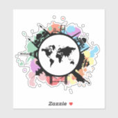 Het is reistijd sticker (Vel)