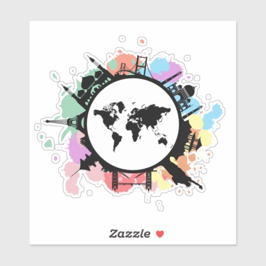 Het is reistijd sticker (Vel)