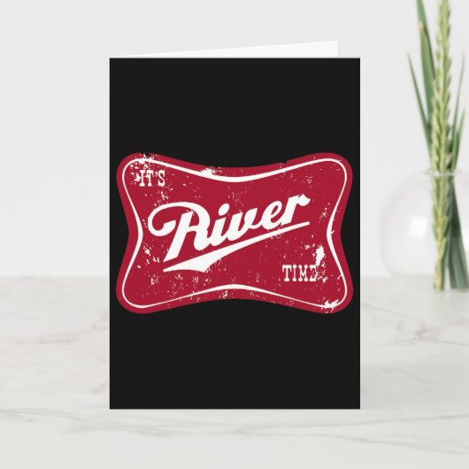 Het is rivier tijd kaart (Voorkant)