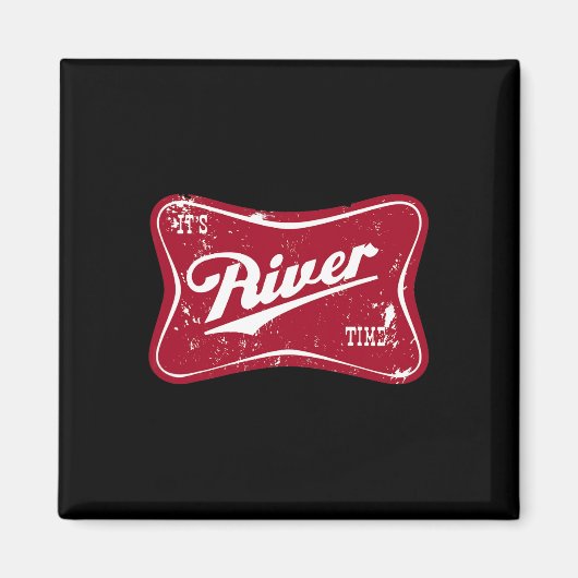 Het is rivier tijd magneet (Voorkant)