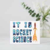Het is Rocket Science Briefkaart (Staand voorkant)
