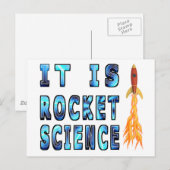 Het is Rocket Science Briefkaart (Voorkant / Achterkant)