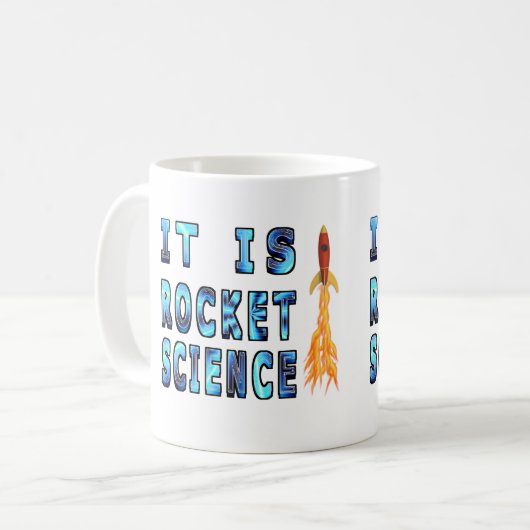 Het is Rocket Science Koffiemok (Voorkant links)