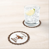 Het is Rodeo Time Cowboy verjaardag Kartonnen Onderzetters (Insitu)