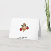 "Het is Rosie!" Het Wenskaart van Corgi Kaart (Achterkant)