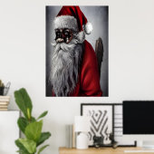Het is Santa Claus | AI Art Poster (Thuiskantoor)
