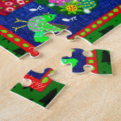 Het is Santa Paws. Legpuzzel (Zijkant)