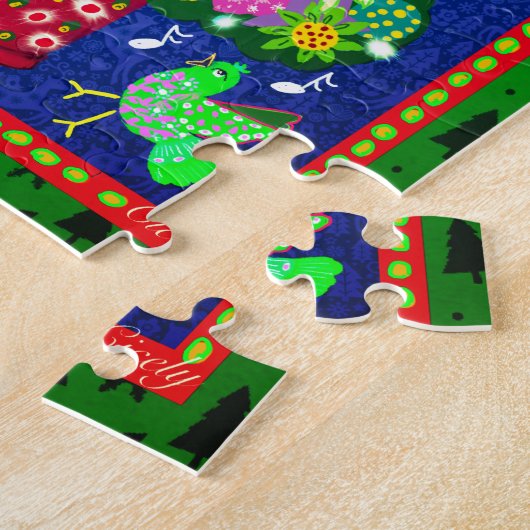 Het is Santa Paws. Legpuzzel (Zijkant)