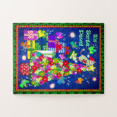 Het is Santa Paws. Legpuzzel (Horizontaal)