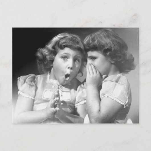 Het is schokkend! briefkaart (Voorkant)