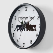 Het is Scrum Tijd Wandklok (Hoek)