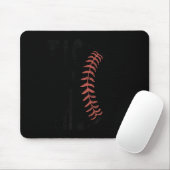 Het Is Seizoen Baseball Softbal Grappige Kunst Muismat (Met muis)
