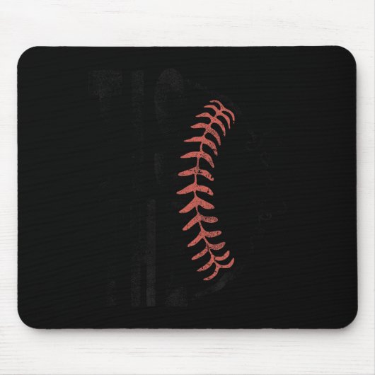 Het Is Seizoen Baseball Softbal Grappige Kunst Muismat (Voorkant)