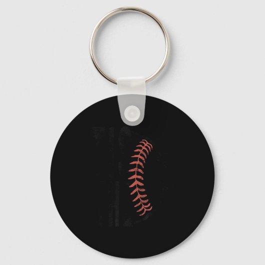 Het is seizoen honkbal softbal grappige illustrati sleutelhanger (Voorkant)