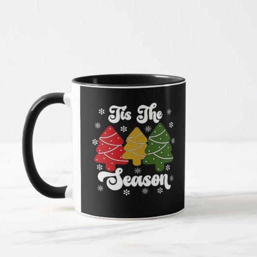 Het Is Seizoen Kerstboom Debbie Cool Uniek Mok (Links)