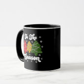 Het Is Seizoen Kerstboom Debbie Cool Uniek Mok (Voorkant links)