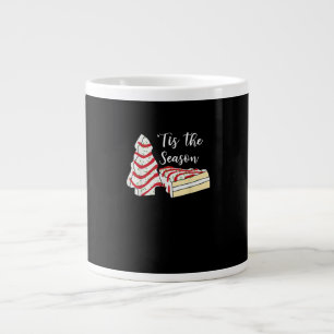 Het Is Seizoen Kerstboom Kostuum Grappige Grafiek Grote Koffiekop
